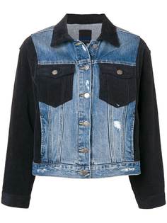 SJYP джинсовая куртка с вельветовыми вставками