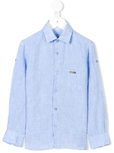 Stefano Ricci Kids рубашка на пуговицах с длинными рукавами