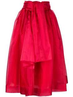 Givenchy Vintage юбка с поясом на талии