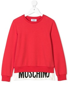 Moschino Kids толстовка с логотипом