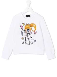 Dsquared2 Kids толстовка с принтом