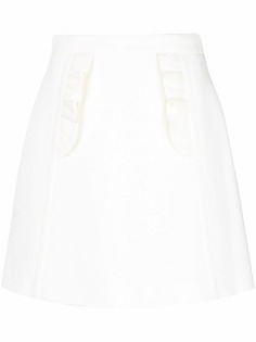Miu Miu мини-юбка с оборками