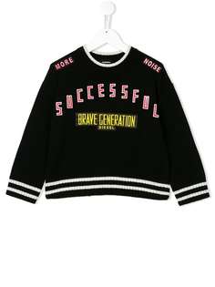 Diesel Kids свитер с принтом