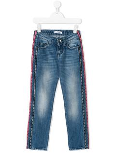 Msgm Kids джинсы скинни с полосками по бокам