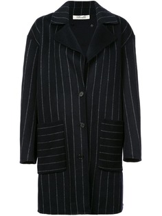 Dvf Diane Von Furstenberg пальто в стиле оверсайз в полоску