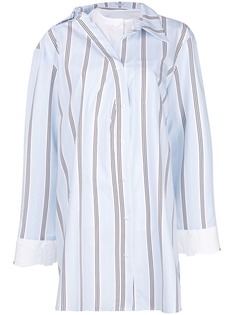 Vivetta рубашка в полоску в стиле оверсайз
