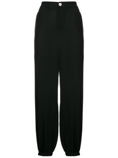 Gucci зауженные к низу брюки с эластичными манжетами