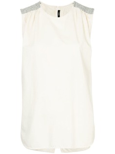 Bassike ruched shift tank top