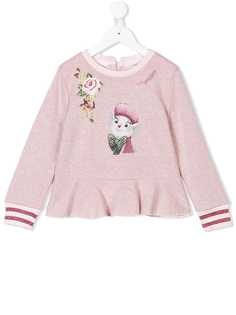 Monnalisa толстовка с принтом мыши