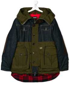 Dsquared2 Kids TEEN contrast coat