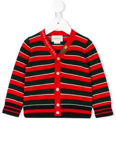 Gucci Kids кардиган в полоску