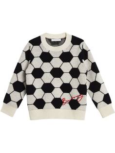 Burberry Kids свитер с принтом