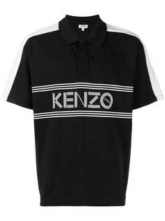 Kenzo топ-поло с короткими рукавами и логотипом
