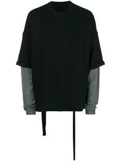 Unravel Project ярусная толстовка в стиле оверсайз