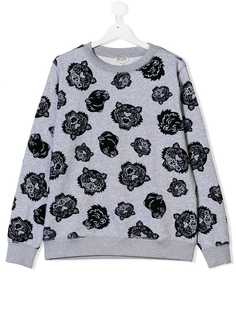 Kenzo Kids толстовка с фирменными рисунками