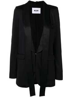 MSGM evening lapel blazer