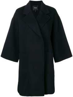 Theory пальто свободного кроя средней длины