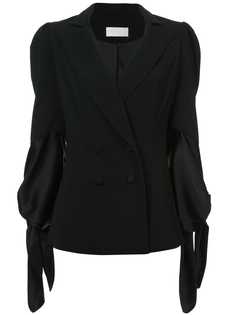 Christian Siriano блейзер с панельным дизайном