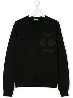 Dsquared2 Kids толстовка с заплатками