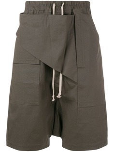 Rick Owens DRKSHDW drawstring drop-crotch shorts