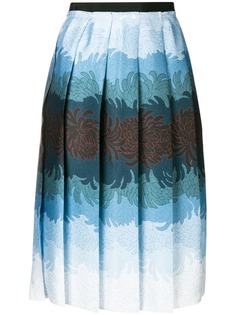 Marco De Vincenzo плиссированная юбка с цветочным принтом