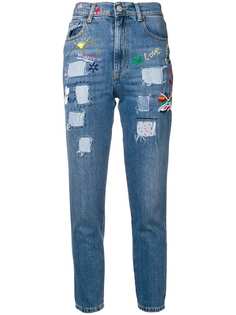History Repeats patchwork skinny jeans