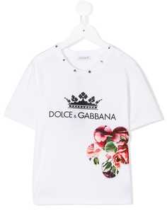 Dolce & Gabbana Kids футболка с принтом