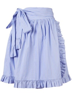 Stella McCartney юбка в полоску с оборками