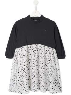 Fith panelled mid-length dress