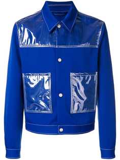 Maison Margiela джинсовая куртка с виниловыми нашивками