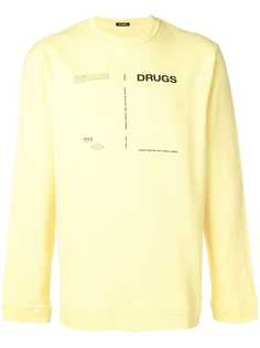 Raf Simons толстовка Drugs