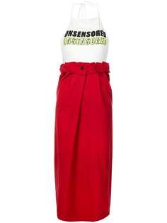 Ambush платье с принтом Unsensored