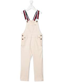 Tommy Hilfiger Junior джинсовый комбинезон с прямыми брючинами