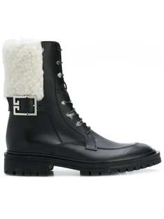 Givenchy lace-up biker boots