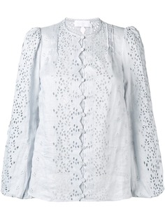 Zimmermann топ с фигурной отделкой спереди Iris
