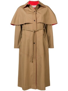 William Vintage расклешенное пальто с поясом на талии