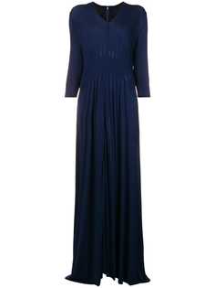 William Vintage расклешенное платье с длинными рукавами