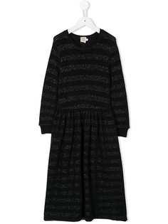 Caffe Dorzo stripe flared dress