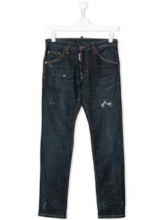 Dsquared2 Kids TEEN rip detail jeans