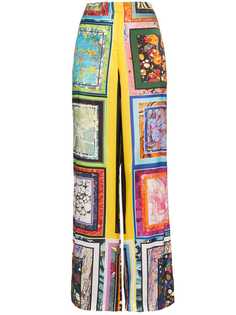Rosie Assoulin широкие брюки дизайна пэчворк