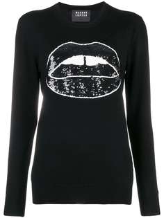 Markus Lupfer Natalie sequin Lara lip sweater