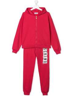 Moschino Kids TEEN hooded tracksuit set
