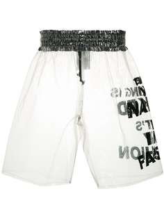 Comme Des Garçons Vintage пластмассовые шорты