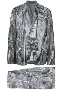 Yohji Yamamoto Vintage костюм с эффектом кожи