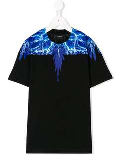 Marcelo Burlon County Of Milan Kids футболка с принтом молний