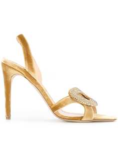 Rupert Sanderson velvet Stardust sandals