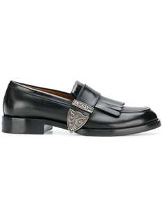 Givenchy buckled fringe loafers