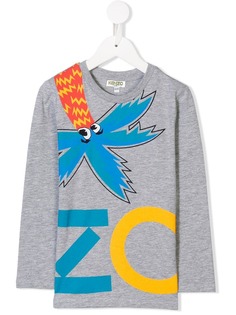 Kenzo Kids футболка с принтом логотипа