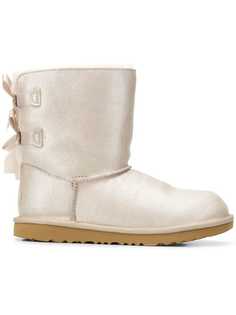 Ugg Australia Kids блестящие угги с бантами Bailey