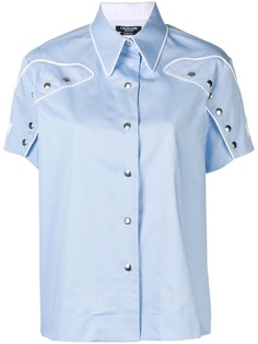 Calvin Klein 205W39nyc рубашка с короткими рукавами в ковбойском стиле
